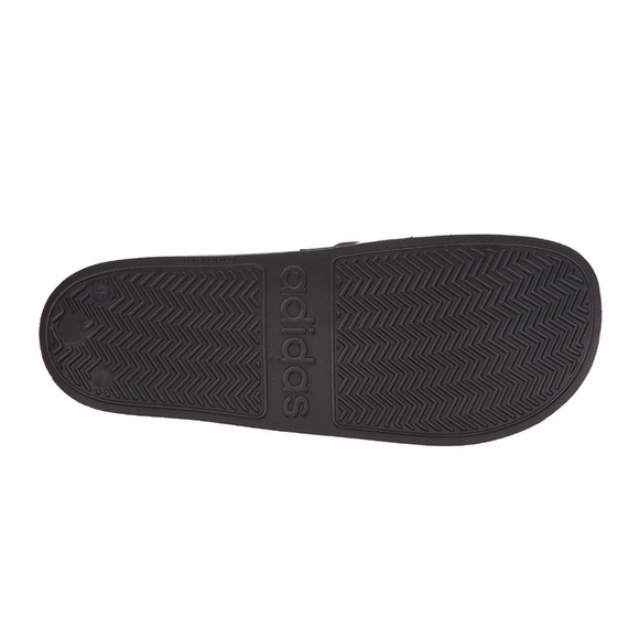 RESTOCK! Men’s Adidas Slides Sandals Black White - Picture 5 of 13